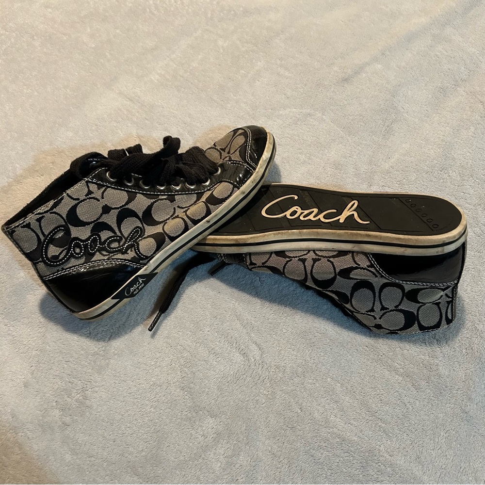 Coach hightop converse shoes